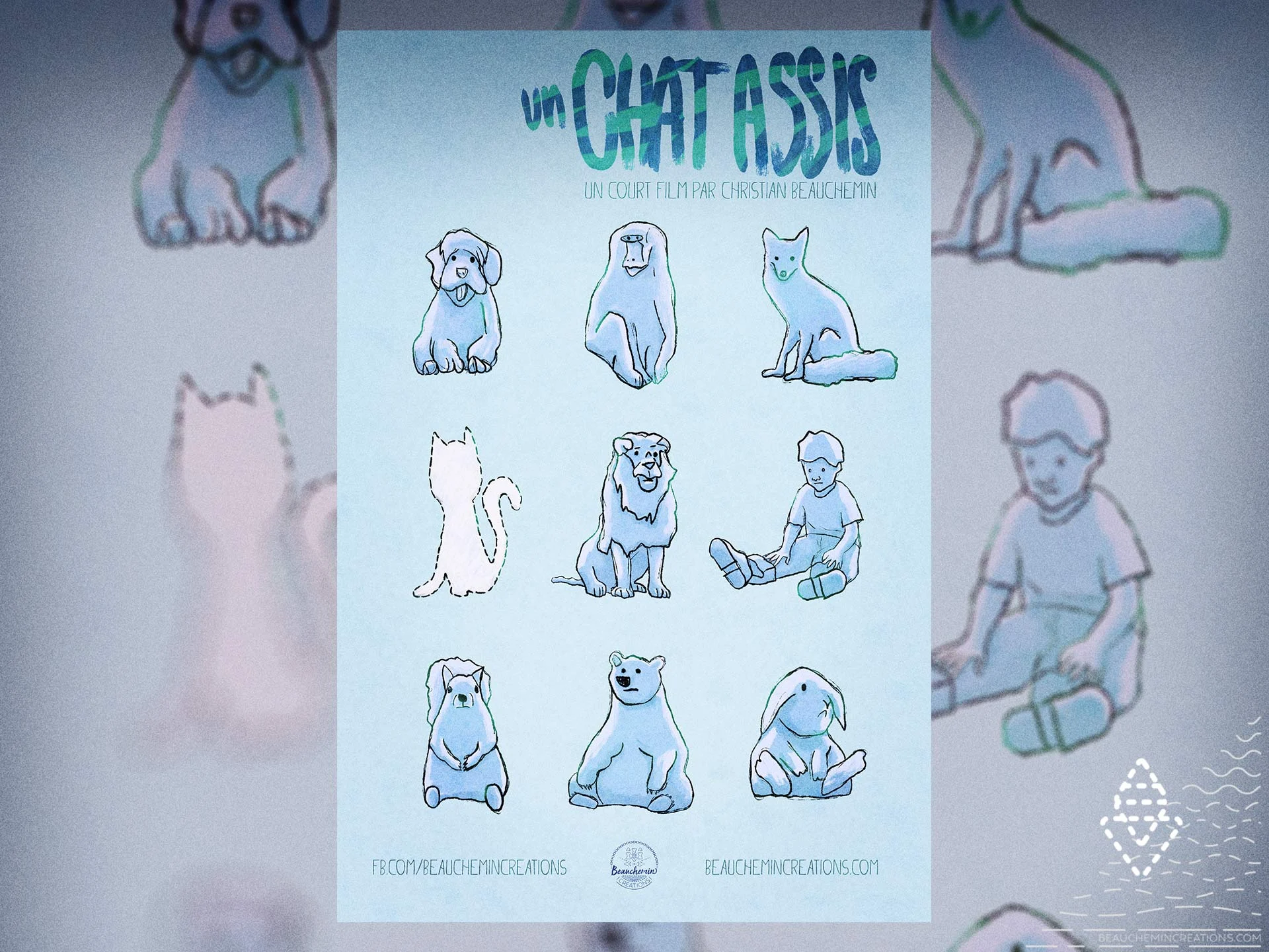 Un chat assis (2018)
